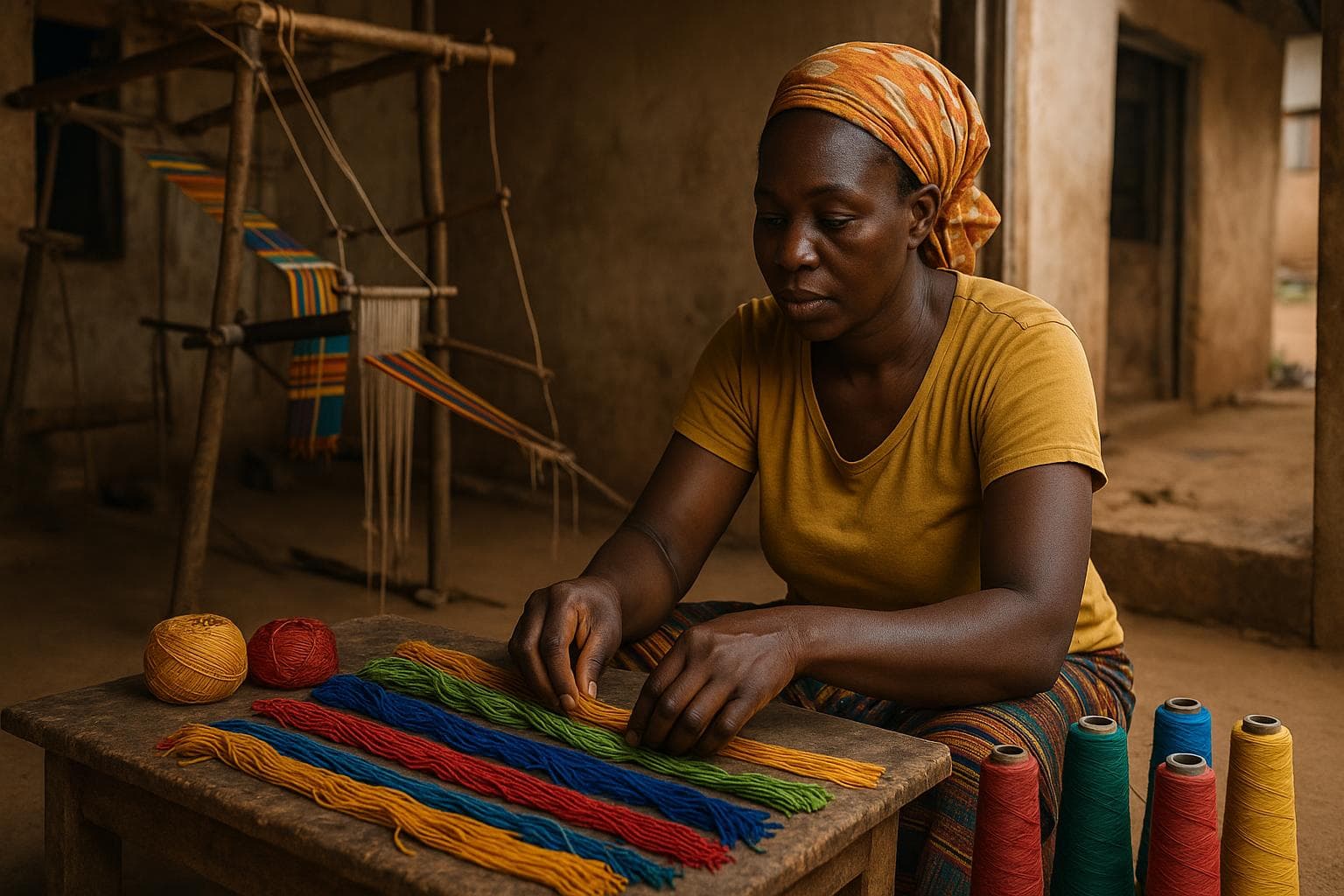Weaving (Kente, Smock) — Process & Technique