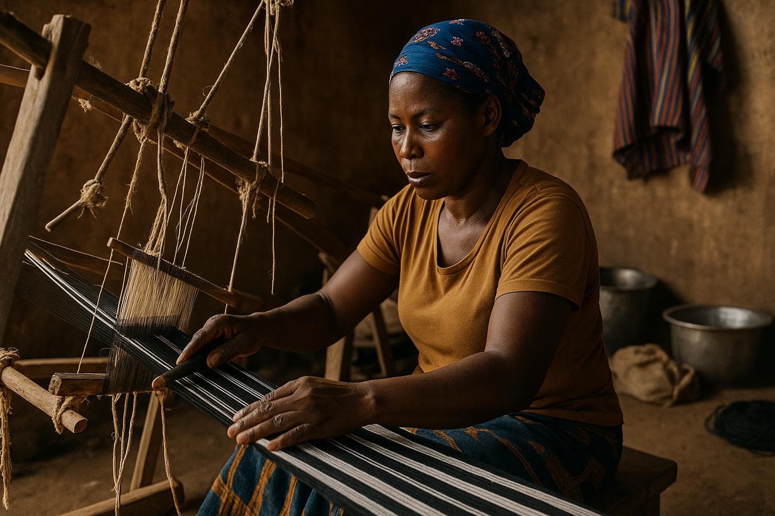 Weaving (Kente, Smock) — Process & Technique — photo 2