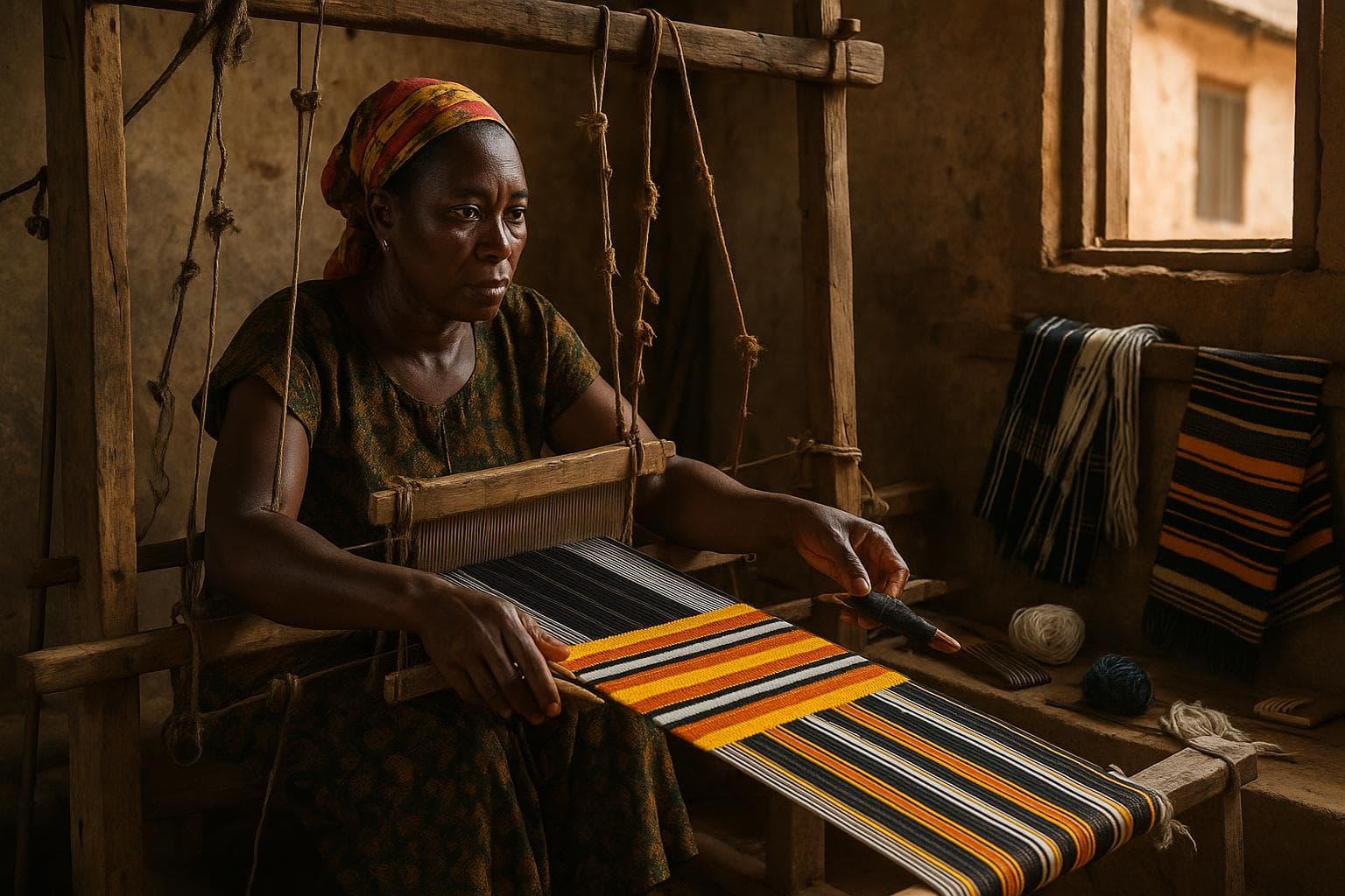 Weaving (Kente, Smock) — Process & Technique — photo 4