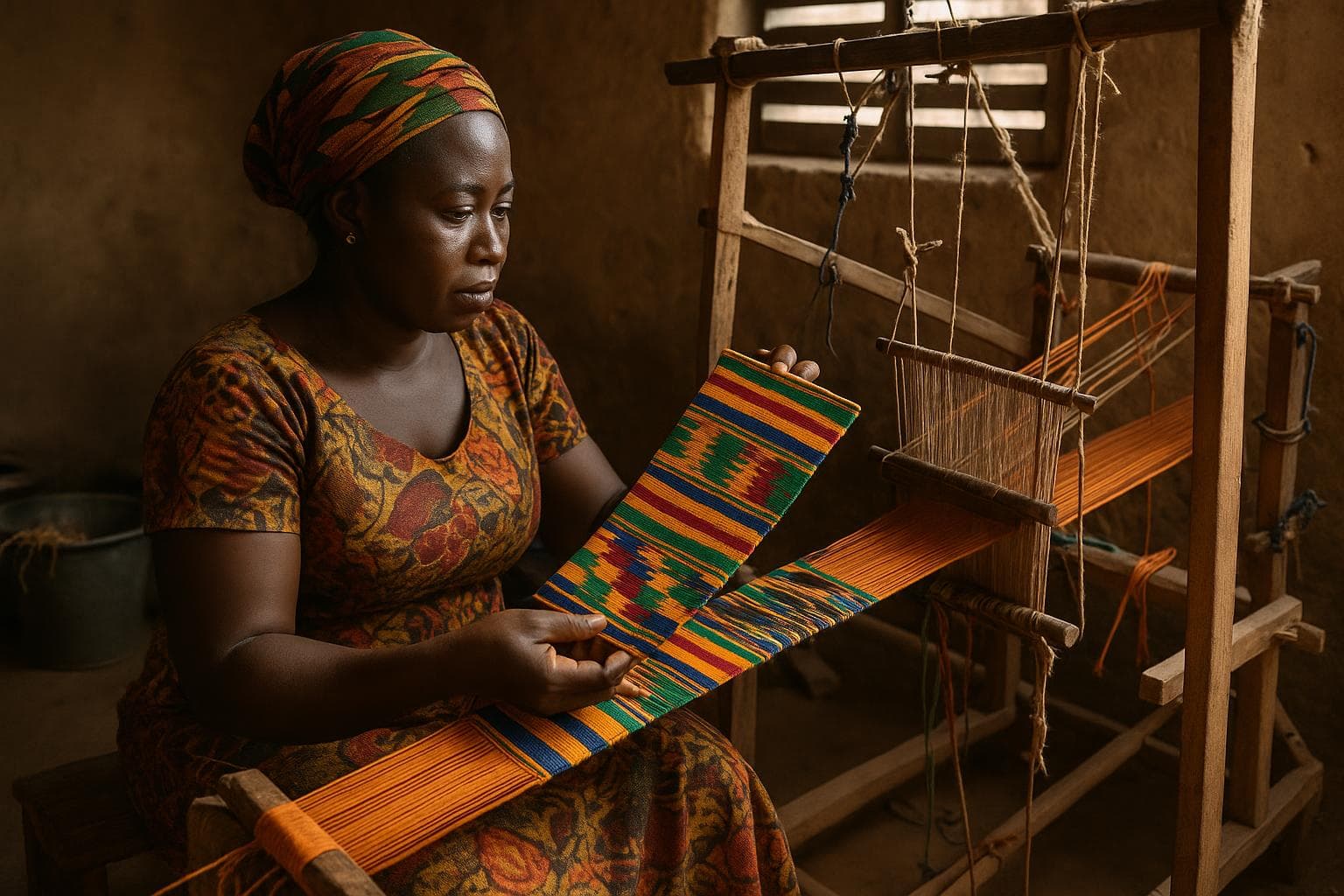 Weaving (Kente, Smock) — Process & Technique — photo 5