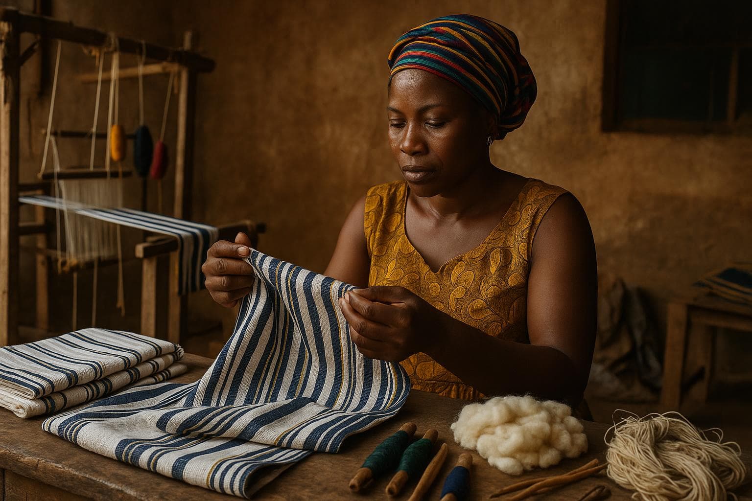Weaving (Kente, Smock) — Materials & Tools — photo 3